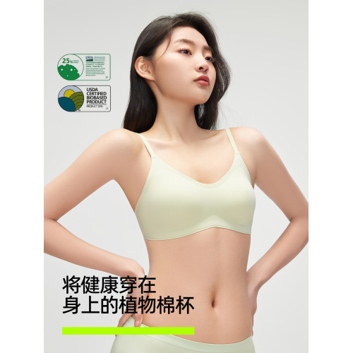 有棵樹植物肉肉杯內衣女小胸聚攏無痕無鋼圈軟支撐上托文胸罩秋冬