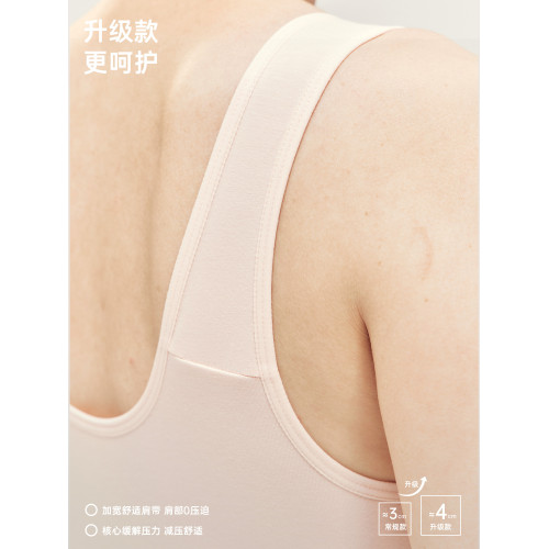 前釦內衣媽媽款文胸中年婦女無鋼圈背心式老年人純棉大碼胸罩夏季