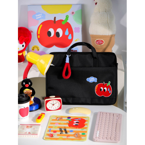 今日心情蘋果筆記型電腦包手提高級感女高顔值少女14寸16寸輕薄輕便斜背肩帶通勤新款防摔防震行李箱可掛可攜式 今日心情蘋果筆記型電腦包手提高級感女高顔值少女14寸16寸輕薄輕便斜背肩帶通勤新款防摔防震行李箱可掛可攜式