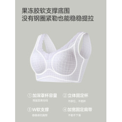 少女內衣發育期初高中學生女童花邊無痕防凸點矯姿運動防震文胸罩
