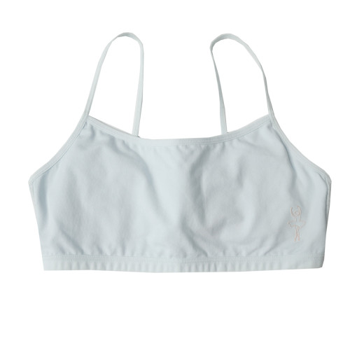 女童一階段少女文胸 發育期一體式內衣 防凸點薄款吊帶背心四季款