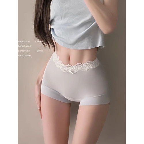 四角內褲女士純棉7A抗菌襠2026新款女生高腰收腹包臀裸感平角短褲 四角內褲女士純棉7A抗菌襠2026新款女生高腰收腹包臀裸感平角短褲