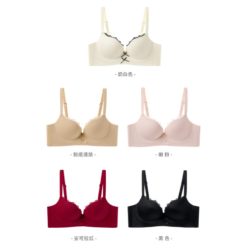 無痕內衣女士小胸聚攏顯大無鋼圈收副乳防下垂文胸罩2025新款爆款