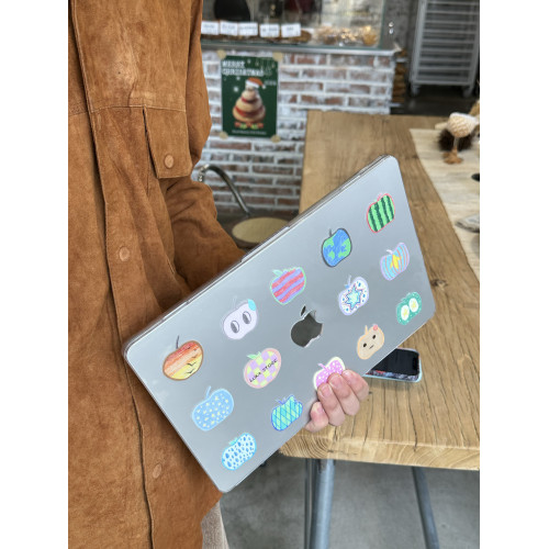 lukastore【蘋果多多套餐】macbook保護殼治瘉系彩色Mac保護套蘋果筆記型電腦
