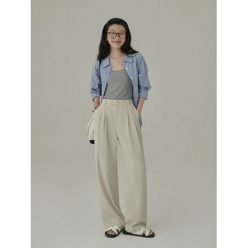 HAVERICE飯館 爆款神褲7.0 2025春秋新款直筒褲濶腿休閒西裝褲女