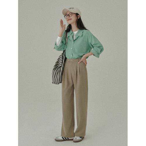 HAVERICE飯館 爆款神褲7.0 2025春秋新款直筒褲濶腿休閒西裝褲女