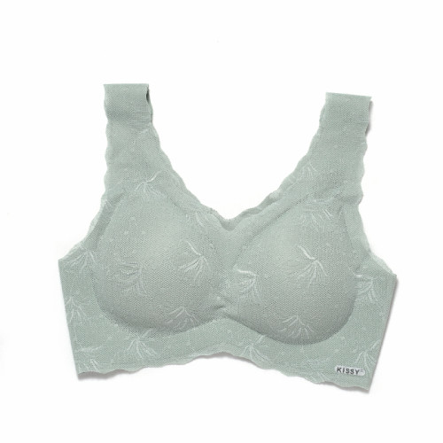 正品kissy鉑金款內衣如無鋼圈聚攏蕾絲文胸收副乳背心胸罩吻官方