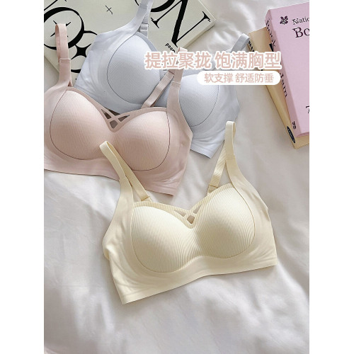 2026新款軟支撐內衣女聚攏小胸無鋼圈輕薄款上托防下垂防外擴文胸