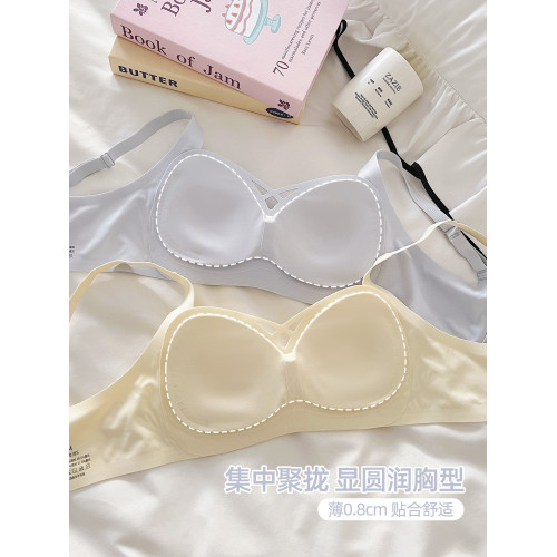 2026新款軟支撐內衣女聚攏小胸無鋼圈輕薄款上托防下垂防外擴文胸
