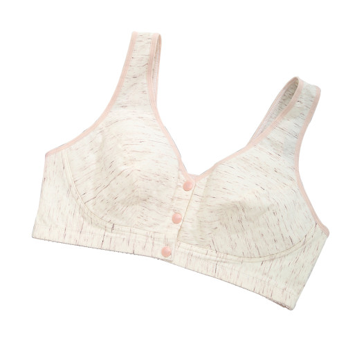 前釦少女大碼純棉薄款文胸全棉大罩杯無海綿無鋼圈肥胖MM學生內衣