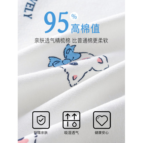 貓人生理褲少女月經期安全褲初中女生女大童學生姨媽防漏三角內褲