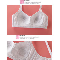 少女初中生純棉內衣12-18嵗高中學生薄款發育期無鋼圈文胸防凸點