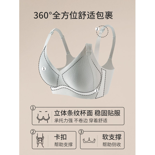 孕婦內衣女懷孕期專用哺乳産後喂奶聚攏防下垂收副乳前開釦文胸罩