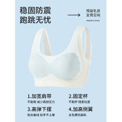 貓人內衣初中生運動防震發育期舒適固定杯一二階段少女文胸抗菌