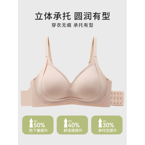 都市麗人內衣女小胸聚攏顯大提拉上托軟支撐防下垂收副乳運動文胸