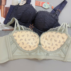 古妃25905燕窩精華纖維小胸聚攏厚杯無鋼圈收副乳防下垂文胸罩女