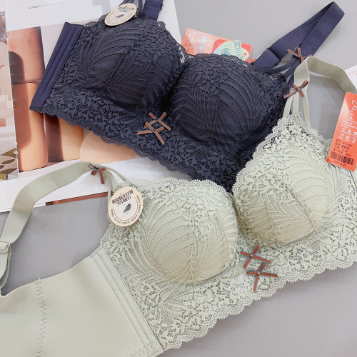 古妃25905燕窩精華纖維小胸聚攏厚杯無鋼圈收副乳防下垂文胸罩女