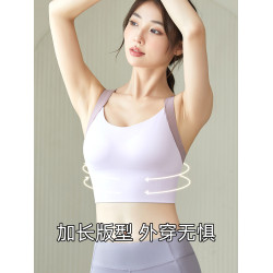 跳繩防震減肥專用運動內衣收副乳防下垂高強度訓練健身背心文胸罩