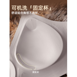 內衣聚攏收副乳防下垂女士胸罩大胸顯小調整型大碼高質量無痕文胸