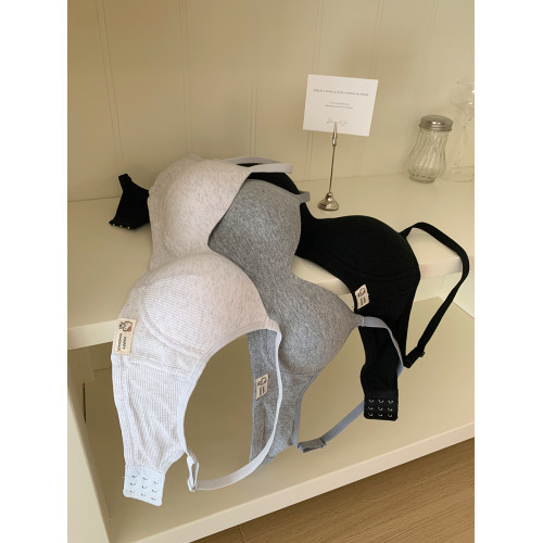 馨幫幫Bra 軟支撐螺紋透氣內衣女薄款小胸聚攏防下垂舒適美背文胸