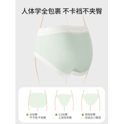 朵朵棉內褲女小藍丸子棉聚乳酸10A抗菌襠部舒適透氣女生三角短褲