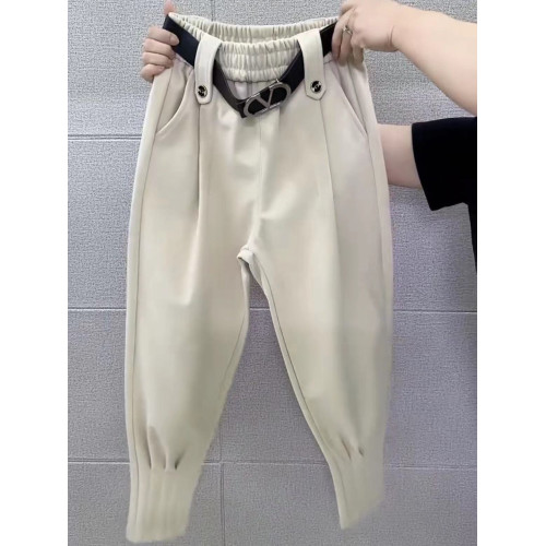 2025秋冬季新款哈倫褲加厚百搭高腰馬丁褲女束腳顯瘦休閒靴褲垮褲