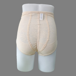 日本原單女士收腹褲蕾絲提花高腰包臀舒適透氣塑身褲提臀收胯塑形