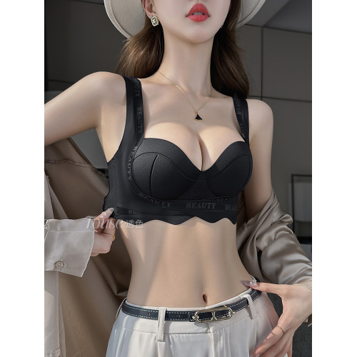 提拉女皇】塑形內衣女2025款小胸聚攏顯大不空杯文胸收副乳防下垂
