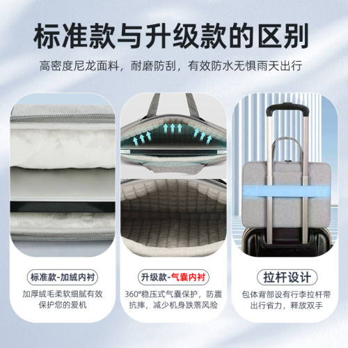 華爲MatebookD14/14S/D15/16S/13酷睿 Xpro筆電13.4/14.2/15.6寸氣囊16可攜式電腦手提PadPro內膽Air保護套包 華爲MatebookD14/14S/D15/16S/13酷睿 Xpro筆電13.4/14.2/15.6寸氣囊16可攜式電腦手提PadPro內膽Air保護套包