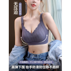 內衣女大胸顯小全罩杯調整型提拉聚攏防下垂軟支撐收副乳文胸薄款