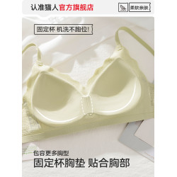 貓人內衣女2026新款爆款小胸聚攏無鋼圈收副乳防下垂裸感少女文胸