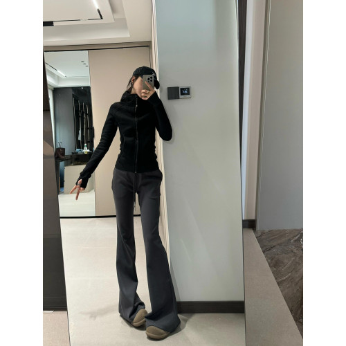 175高個子加長美式加絨微喇休閒褲180超長復古顯瘦lulu同款拖地褲