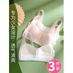 少女內衣初中高中學生發育期12-18透氣文胸夏季運動固定防震背心