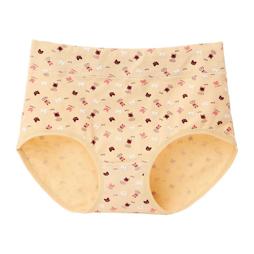 內褲女中腰女生純棉大碼2026新款女士小平角收腹提臀全棉三角褲頭