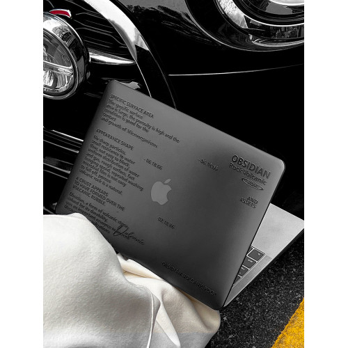 MIUCHO 火山石電腦殼適用蘋果2026款M5簡約air13透黑macbook14自然pro原創意設計防摔pro16寸防磕碰保護硬殼
