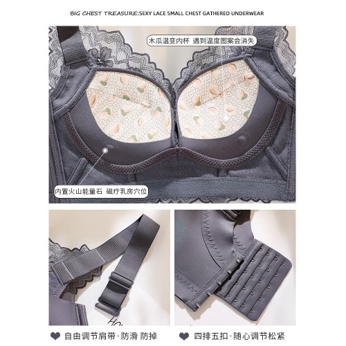 雅鹿調整型矯正內衣女小胸聚攏顯大收副乳無鋼圈防下垂上托文胸罩