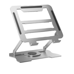 360度可旋轉筆記型電腦支架托架桌面增高升降支撐架散熱平板架子