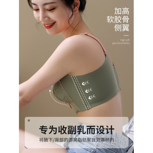 內衣女小胸聚攏夏季薄款收副乳防下垂胸罩2026新款爆款無鋼圈文胸