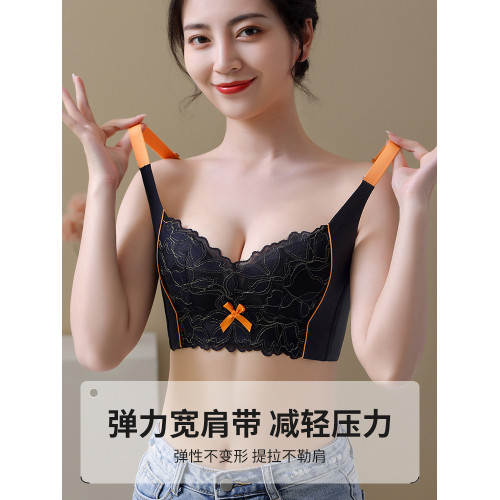 內衣女小胸聚攏夏季薄款收副乳防下垂胸罩2026新款爆款無鋼圈文胸