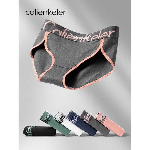 2026新款高開叉女士內褲純棉透氣抗菌襠女士中腰三角褲時尚運動風