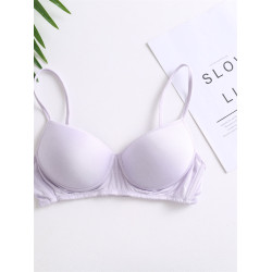 少女無鋼圈薄款100%桑蠶絲真絲運動胸罩內衣舒適透氣文胸無痕睡眠