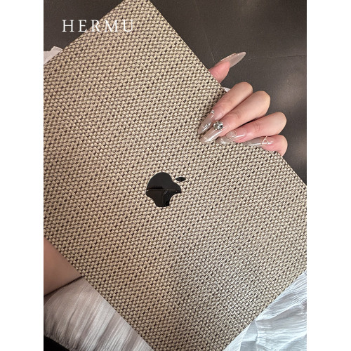 禾沐M5編織2026款M4皮質air13寸macbook保護殼M1軟14英寸pro適用蘋果電腦保護套m3透明15筆電m2全包外殼16