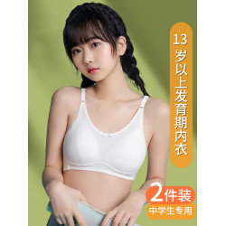 高中生內衣女初中學生大童女童青春期二三階段純棉發育期少女文胸