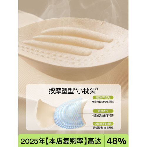 【粉絲福利69折】內衣女小胸聚攏運動風收副乳防下垂舒適無痕文胸