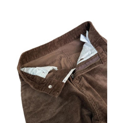 175高個子加長咖色燈芯絨濶腿褲女秋冬爆款美拉德顯瘦直筒休閒褲