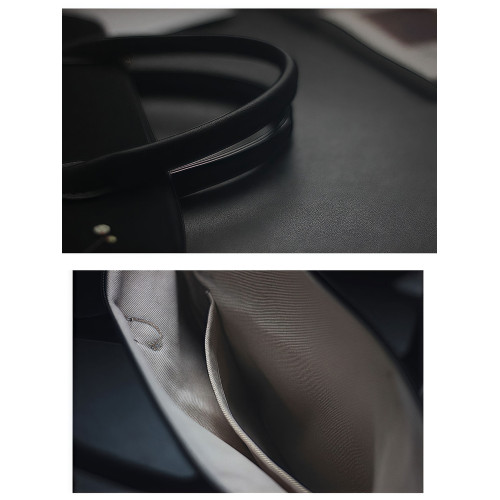 無香原創自製 古風手工純手繪布藝天絲麻手提包國風中式電腦包黑色公文包手拎包14寸15寸16寸