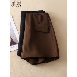 高腰顯瘦西裝a字短褲女2026秋季新款百搭外穿三分褲濶腿時尚靴褲