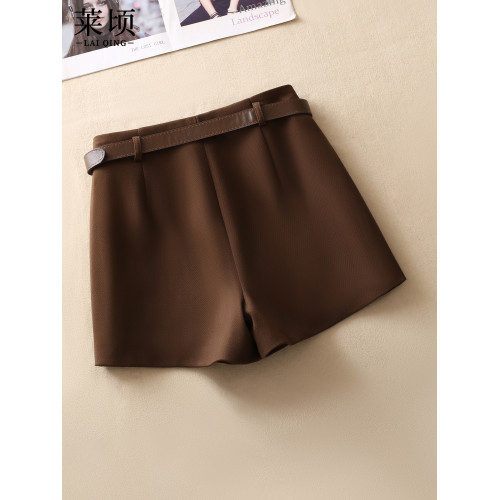 高腰顯瘦西裝a字短褲女2026秋季新款百搭外穿三分褲濶腿時尚靴褲