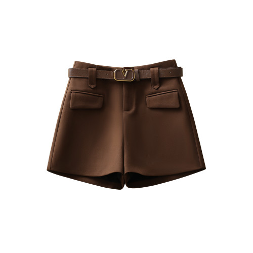 高腰顯瘦西裝a字短褲女2026秋季新款百搭外穿三分褲濶腿時尚靴褲