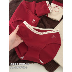 馬年本命年紅色內褲女士純棉三角褲女生2026新款10a級抑菌襠短褲